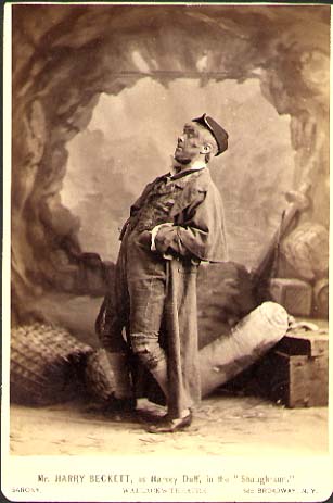 Sarony Studio - Harry Beckett as Harvey Duff, in Shaughraun, Wallack's Theatre