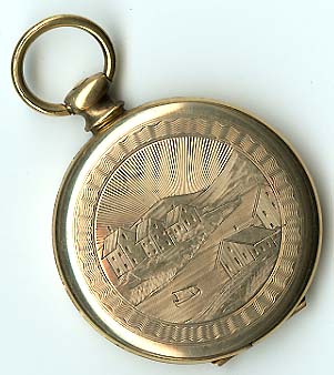 Baby in Solid Gold Locket