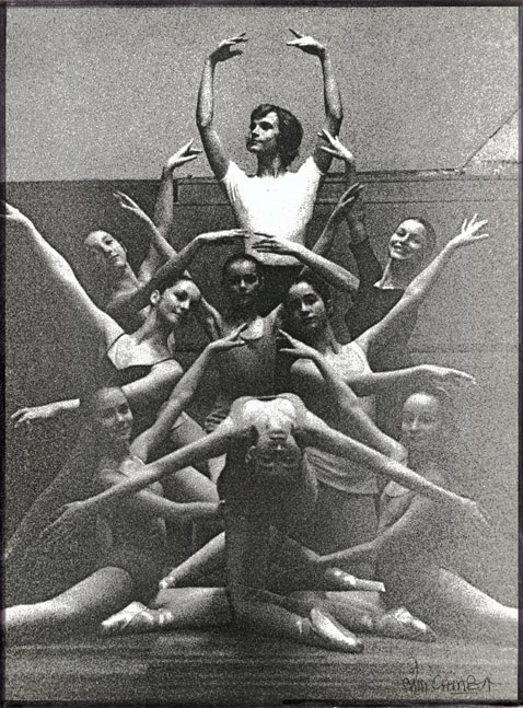 Kim Camba - Ballerinas Pose with Single Male Danseur