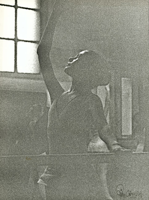 Ballerina at the Barre