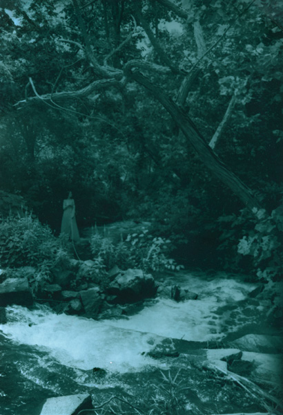 Ted Jones - Woman by Running Stream Ted Jones - Woman by Running Stream