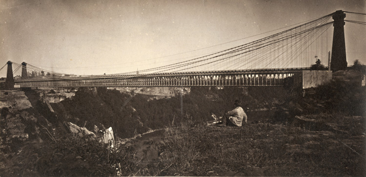 William England (attributed to) - View of Suspension Bridge, Niagara Falls William England (attributed to) - View of Suspension Bridge, Niagara Falls