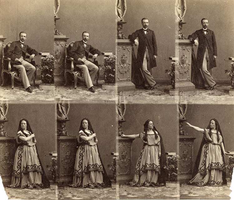 Andre Adolphe-Eugene Disderi - "T" with Cte. Camara Leine