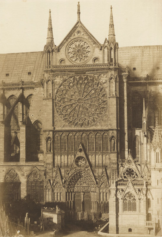 Henri Le Secq - Cathédrale Notre-Dame, portail méridional, Paris Henri Le Secq - Cathédrale Notre-Dame, portail méridional, Paris
