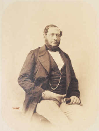 Gustave Le Gray - Portrait of of Man with His Hand in His Pocket and Other Holding Gloves Gustave Le Gray - Portrait of of Man with His Hand in His Pocket and Other Holding Gloves