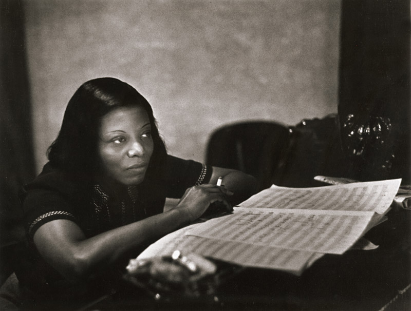 W. Eugene Smith - Mary Lou Williams (From "Recording Artists Series) W. Eugene Smith - Mary Lou Williams (From "Recording Artists Series)