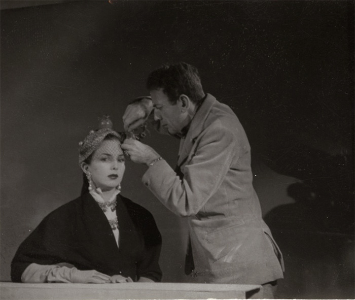 Jacques-Henri Lartigue - Florette Preparing for Fashion Pose with Gérard Albouy