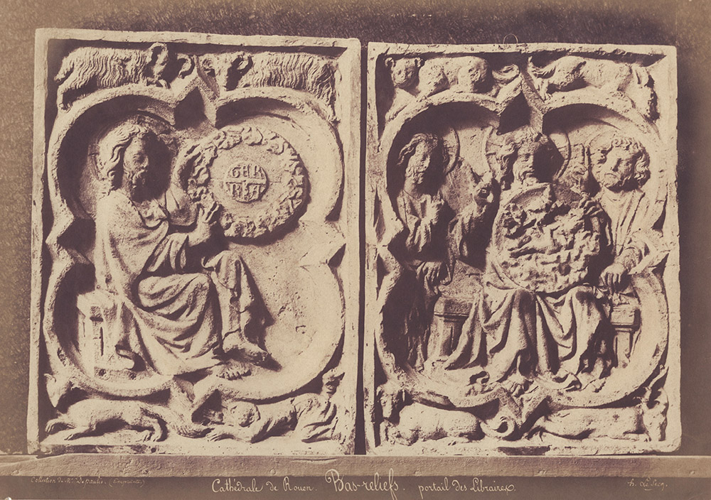 Henri Le Secq - Base Reliefs from the Rouen Cathedral, Portail des Libraire Henri Le Secq - Base Reliefs from the Rouen Cathedral, Portail des Libraire