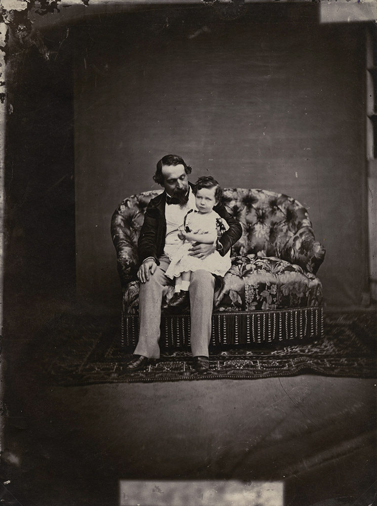 Pierre-Louis Pierson - Emperor Napoleon III and His Son, the Prince Imperial Napoleon Eugene