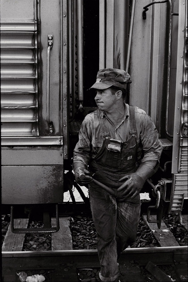 Henri Cartier-Bresson - Train Engineer