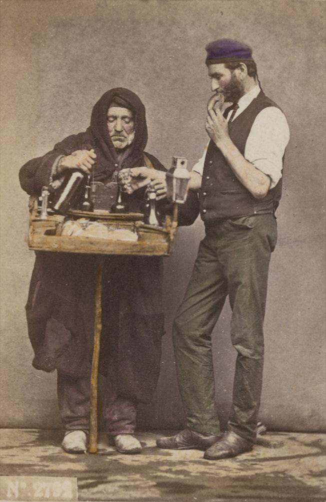Georgio Sommer - Vendor Pouring Wine for Man Eating a Friselle, or Pane dei Crociati