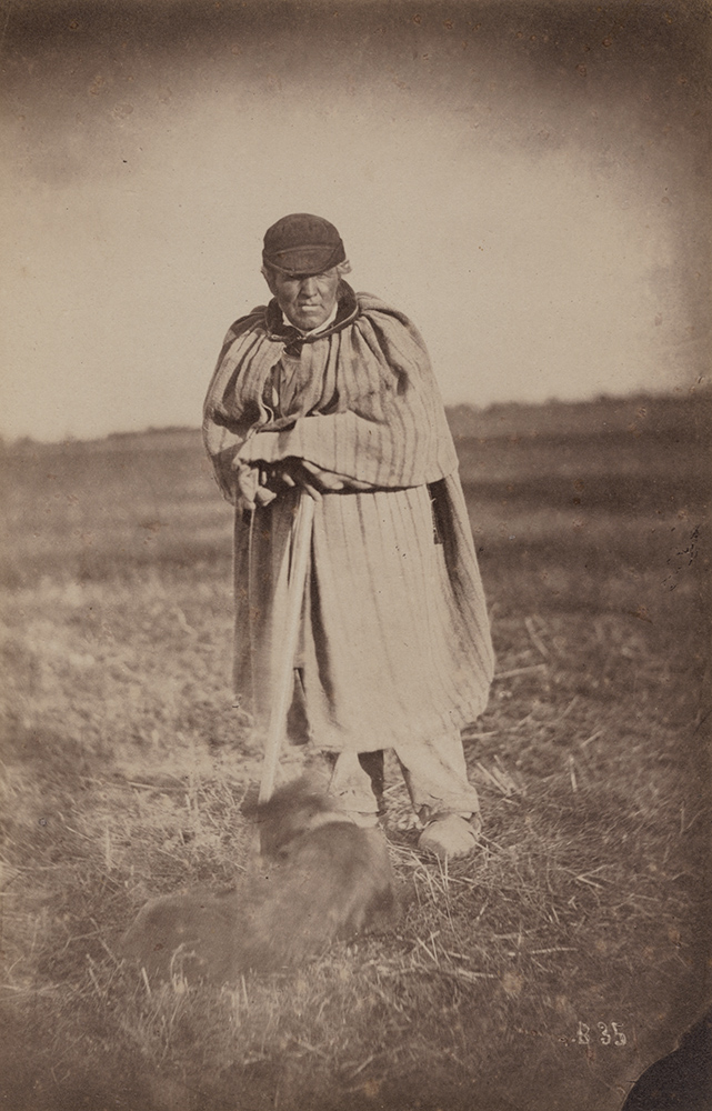Auguste Giraudon's Artist - Man with Walking Stick and Dog Auguste Giraudon's Artist - Man with Walking Stick and Dog