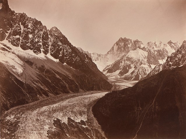 Bisson Freres - Savoie 4, La Mer de Glace, Vue Prise de la Flégère