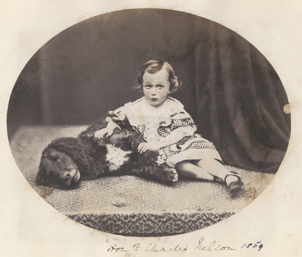 Two Photographs of the Nelson Children