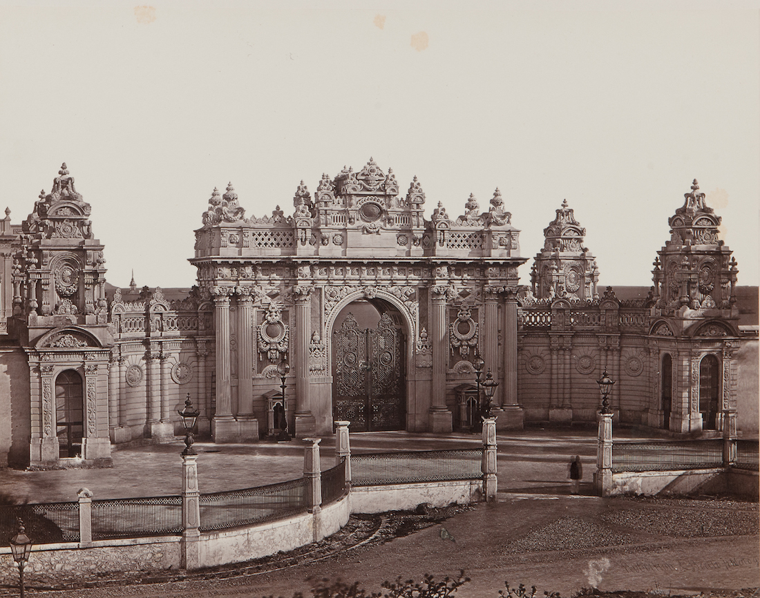 Robertson & Beato - Dolmabahçe Palace Imperial Gate, Turkey