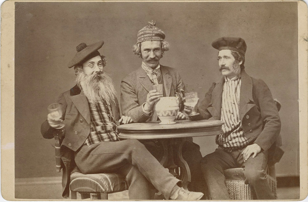Stephen H. Waite - Three Hartford Characters Enjoying a Drink