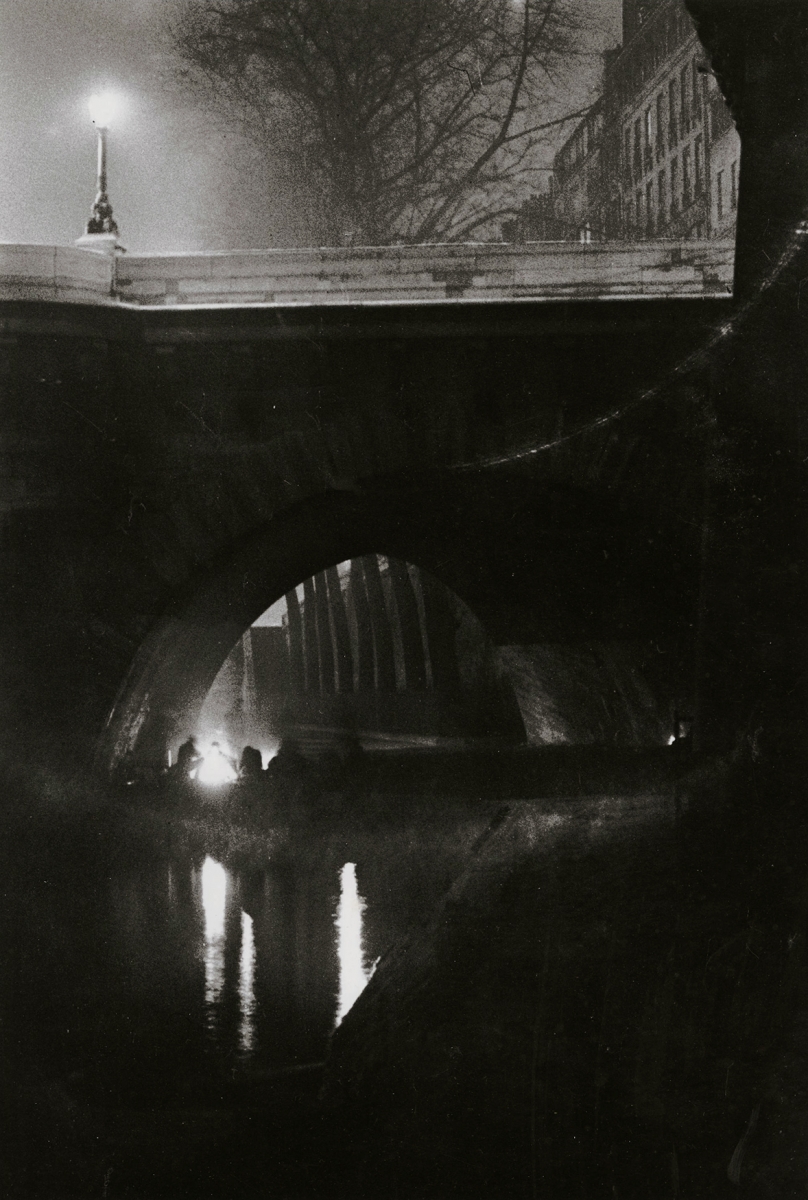 Brassai (Gyula Halasz) - Tramps on the Quai des Orfevres (Pont-Neuf), Paris Brassai (Gyula Halasz) - Tramps on the Quai des Orfevres (Pont-Neuf), Paris