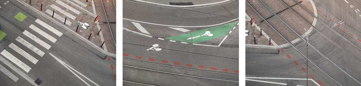 Paula Chamlee - Mulhouse, France, Triptych