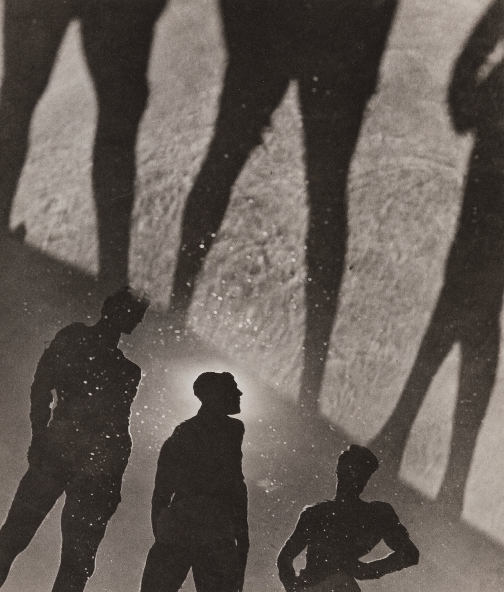 Bruce Weber - Three men in Reflecting Pool, Santa Barbara