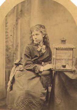 Howard & Co. - Young Women with Bird in a Cage