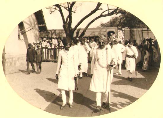 Maharaja Saheb Coming Out of Train Station