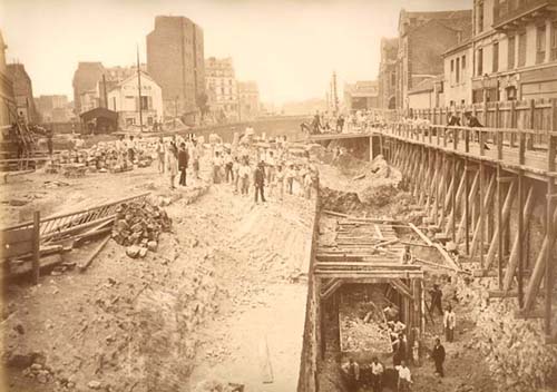 Hippolyte-Auguste Collard - Construction of an Urban Tunnel, France Hippolyte-Auguste Collard - Construction of an Urban Tunnel, France
