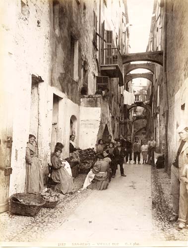 J. Gilletta - San Remo Street Scene J. Gilletta - San Remo Street Scene