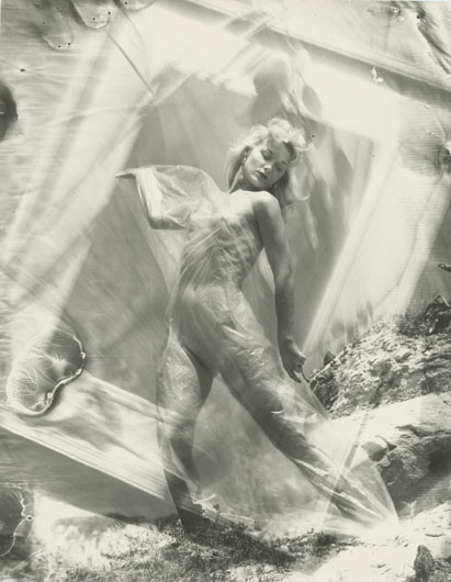 Jerry Anson (attributed to) - Nude Wrapped in Translucent Material Jerry Anson (attributed to) - Nude Wrapped in Translucent Material