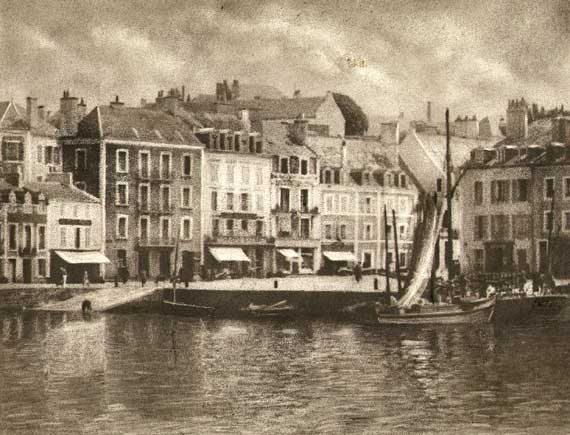 Alfred Fauvarque-Omez - Waterfront Probably in Normandy
