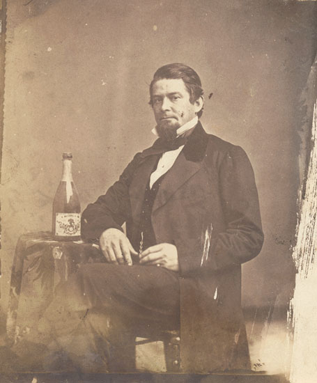 Anonymous - Man with Champagne Bottle Anonymous - Man with Champagne Bottle