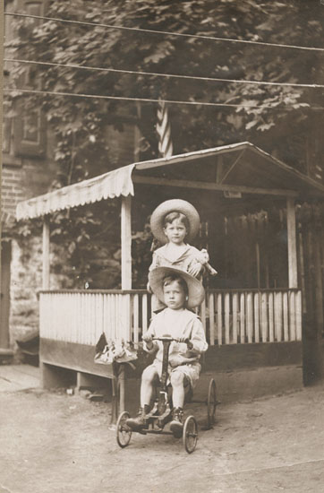 Two Boys on Four-Wheeler