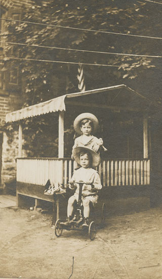Two Boys on Four-Wheeler
