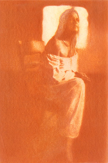 Ted Jones - Woman Sitting by Window Ted Jones - Woman Sitting by Window