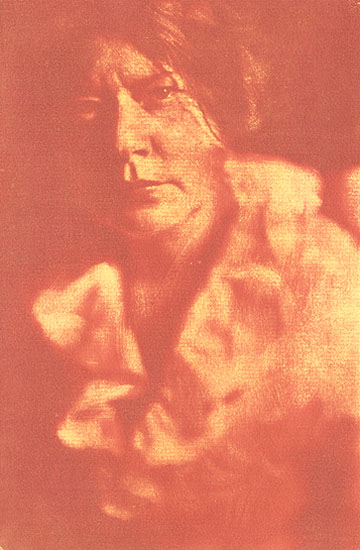 Ted Jones - Portrait of a Woman in Red