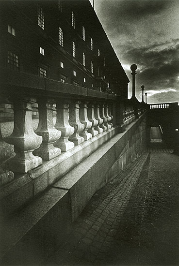 Otmar Uve Thormann - Stone Balustrade at Twilight Otmar Uve Thormann - Stone Balustrade at Twilight
