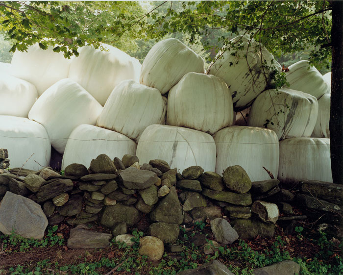 Frank Gohlke - Hay Bales and Stone Wall, Plainfield, MA Frank Gohlke - Hay Bales and Stone Wall, Plainfield, MA