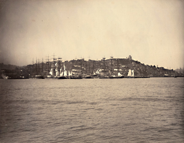 Isaiah West Taber - View of Telegraph Hill and Waterfront, San Francisco from the Bay