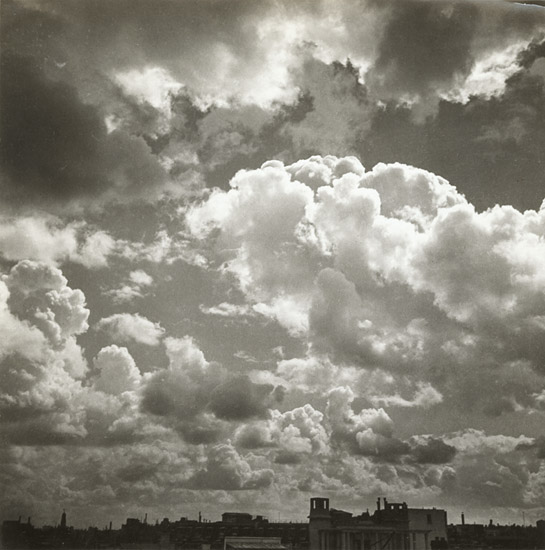 Emmanuel Sougez - Cloud Study with Cityscape Emmanuel Sougez - Cloud Study with Cityscape