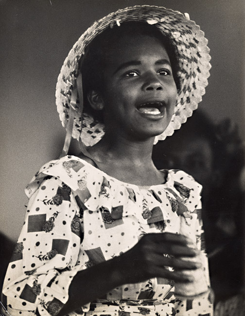 Carl Frank - Costumed Girl during St. John Festivities in Salvador, Brazil