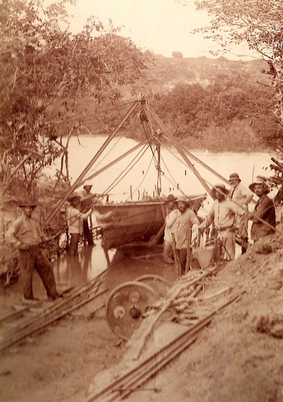 Two Images of the Amazon, Venezuela (On the Orenoque or Orinoco River, a branch of the Amazon)