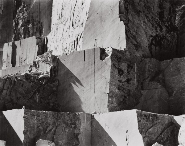 Paula Chamlee: Carrara Quarry, Colonnata, Tuscany, 2000. Silver chloride contact print, 8 x 10 in. (203 x 254 mm), 2000/2000, on original mount. 16745. Paula Chamlee: Carrara Quarry, Colonnata, Tuscany, 2000. Silver chloride contact print, 8 x 10 in. (203 x 254 mm), 2000/2000, on original mount. 16745.
