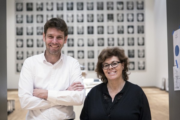 Hans Rooseboom (left) and Mattie Boom at the installation of the Modern Times show in the Rijksmuseum, 2014. © Vincent Mentzel Hans Rooseboom (left) and Mattie Boom at the installation of the Modern Times show in the Rijksmuseum, 2014. © Vincent Mentzel